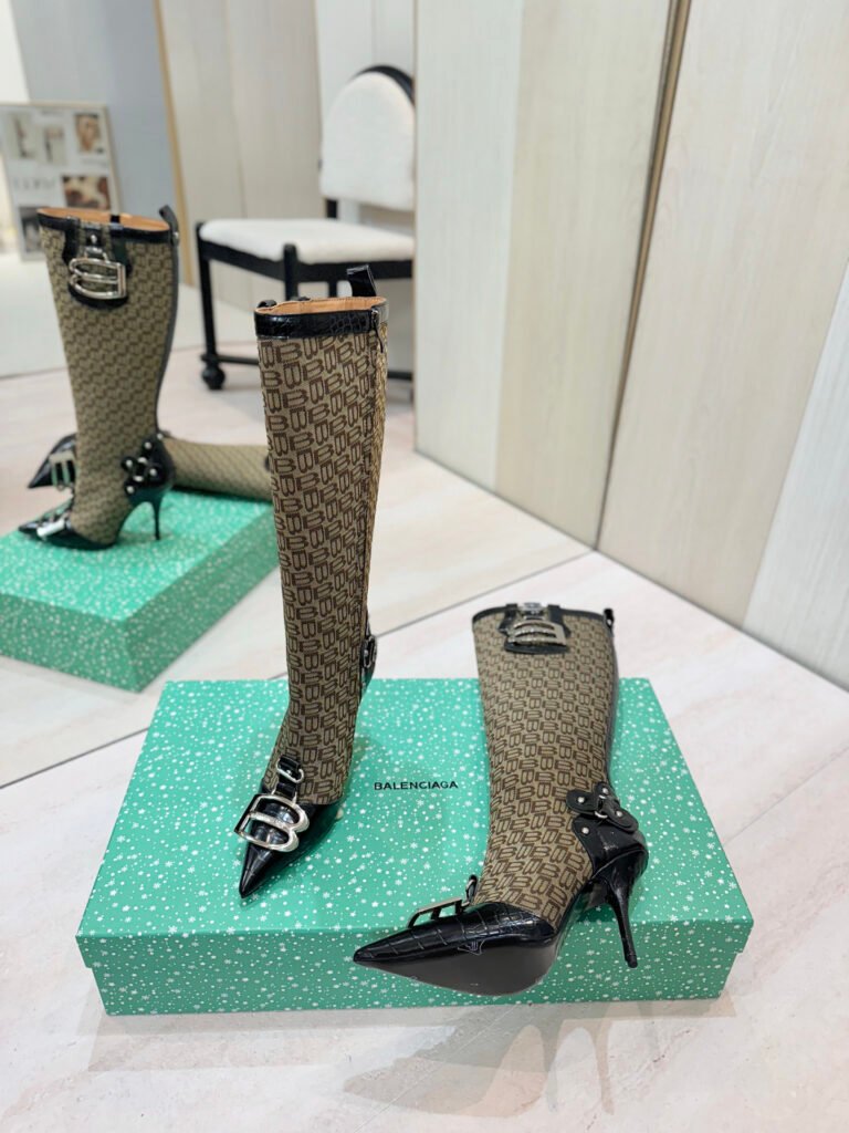 Balenciaga Women's Knee-High Boots detail image 4