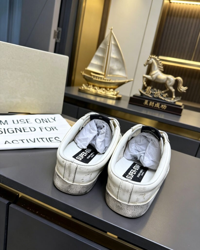 Golden Goose Unisex Distressed Sneakers detail image 4