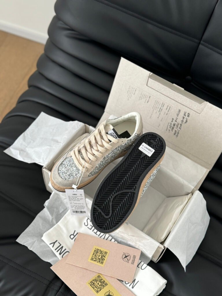 Golden Goose Unisex Distressed Sneakers detail 4