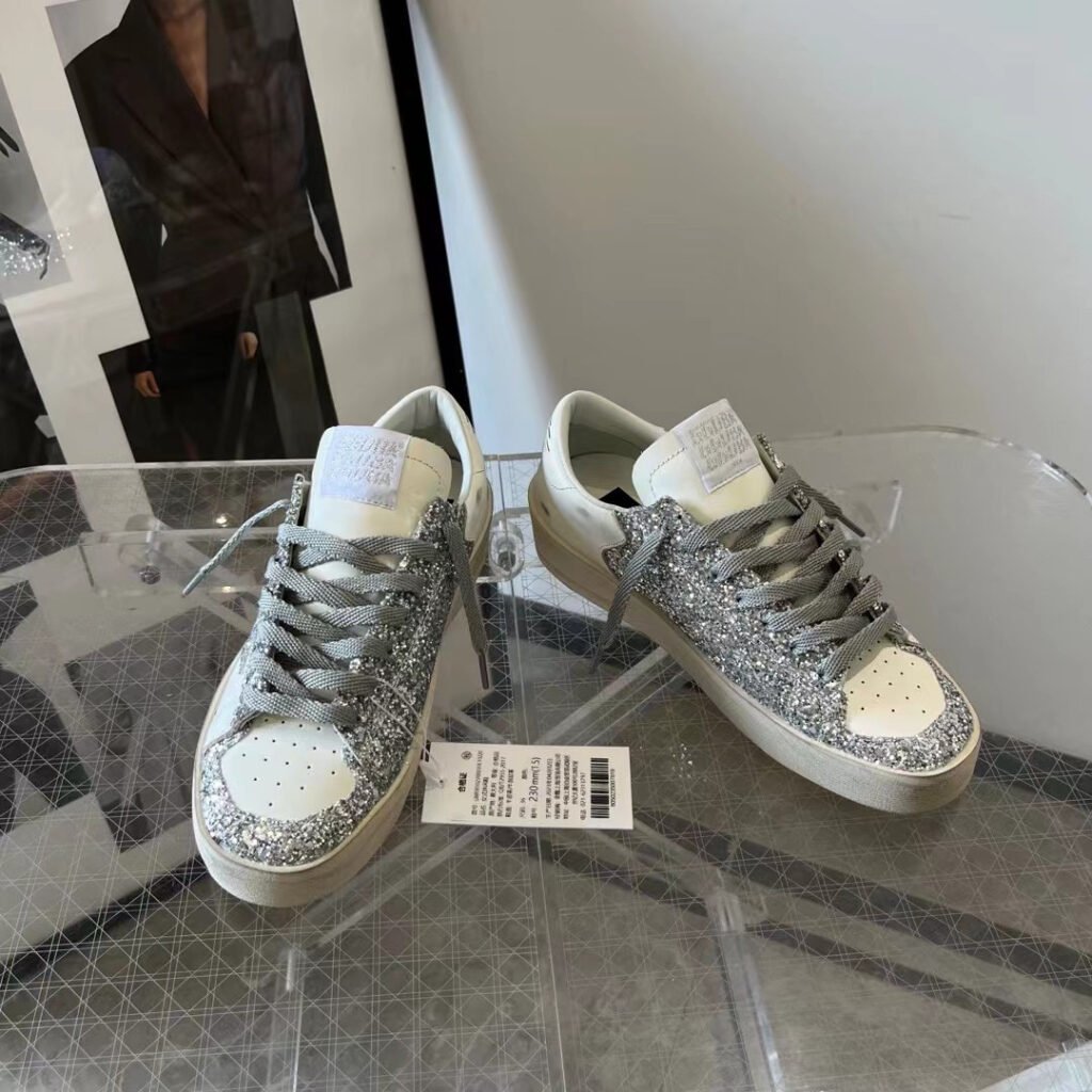 Golden Goose Unisex Distressed Sneakers detail 4