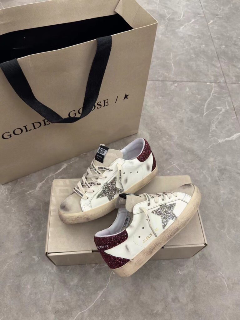 Golden Goose Unisex Distressed Sneakers detail 4