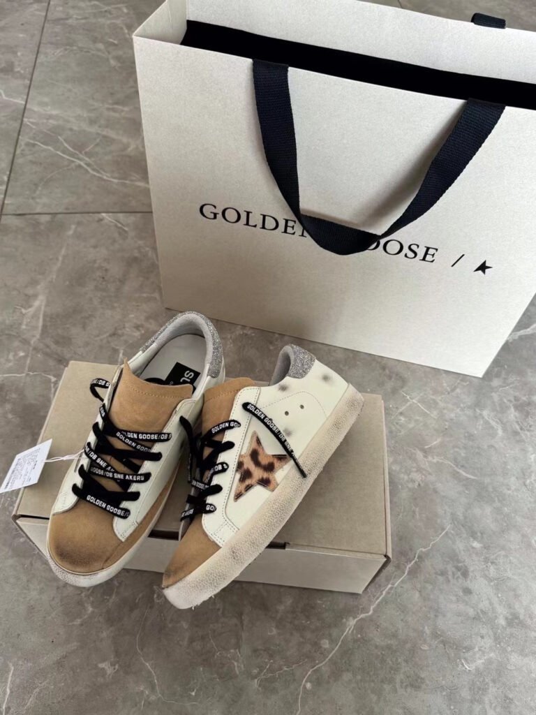 Golden Goose Unisex Distressed Sneakers detail 4