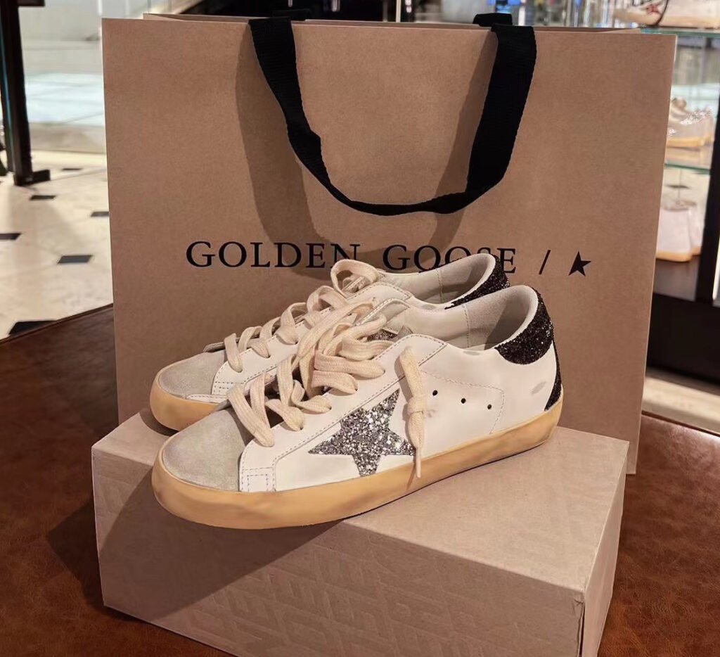 Golden Goose Unisex Distressed Sneakers detail 4