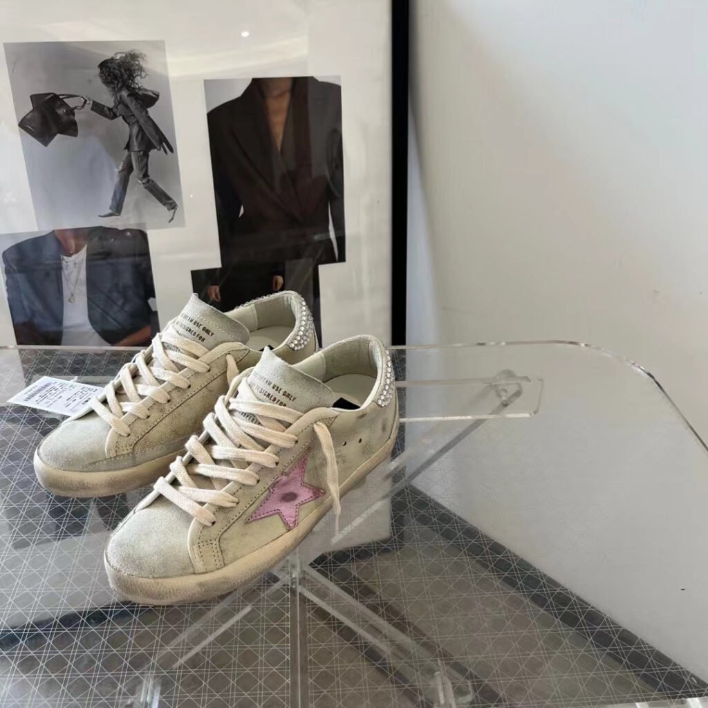 Golden Goose Unisex Distressed Sneakers detail image 4