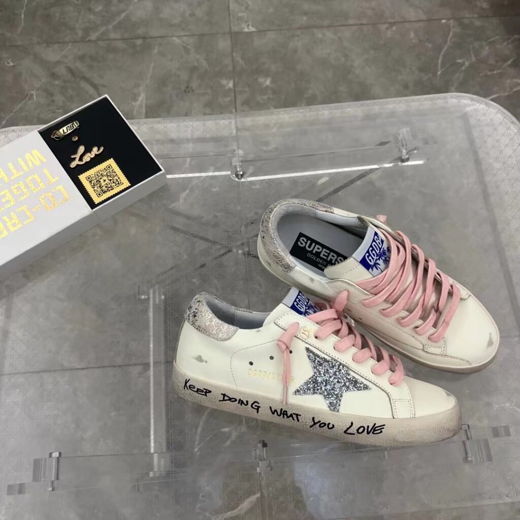 Golden Goose Unisex Distressed Sneakers detail image 4