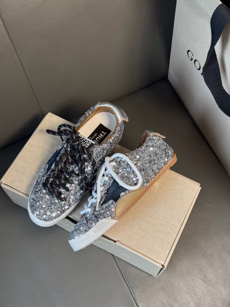Golden Goose Unisex Distressed Sneakers detail image 4
