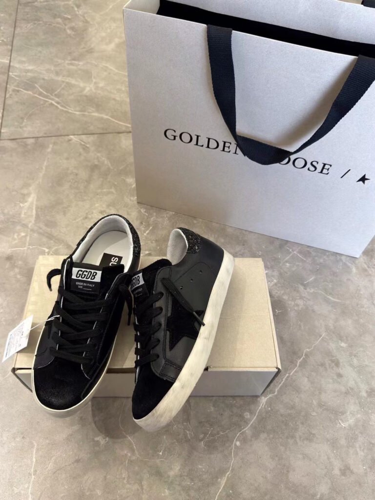 Golden Goose Unisex Distressed Sneakers detail image 4