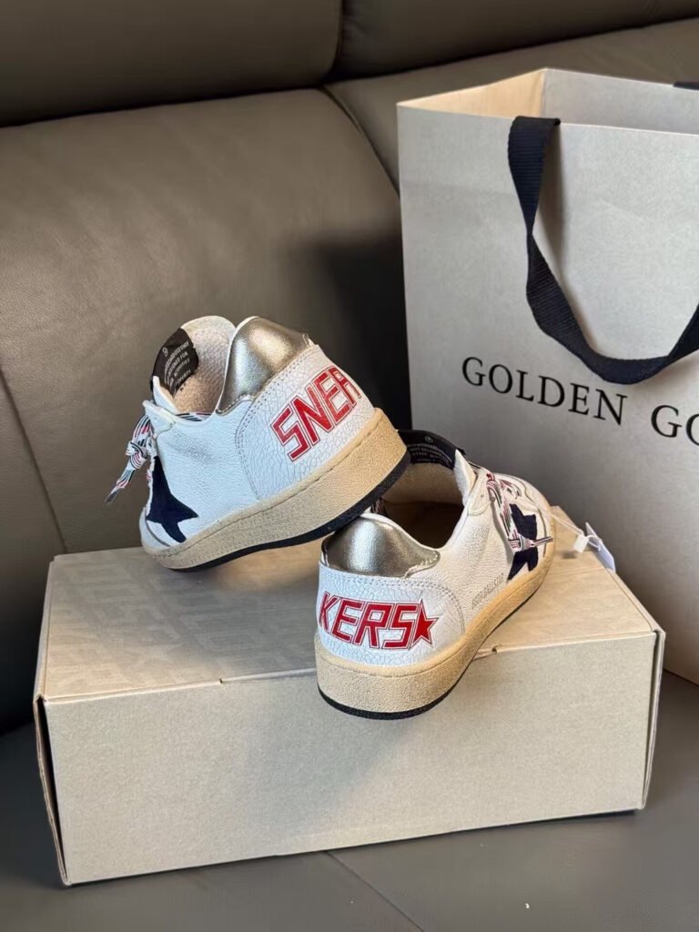 Golden Goose Unisex Distressed Sneakers detail image 4