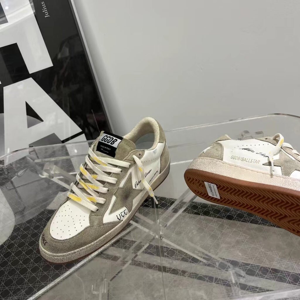 Golden Goose Unisex Distressed Sneakers detail image 4