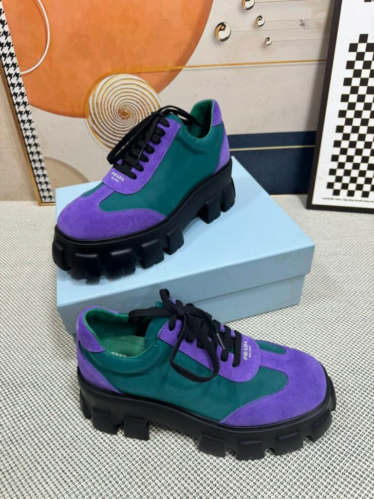 Prada Unisex Platform Sneakers detail image 4