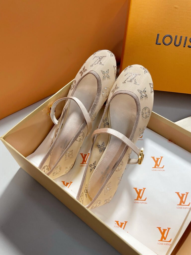 Louis Vuitton Women's Crystal-Embellished Sneakers detail image 4