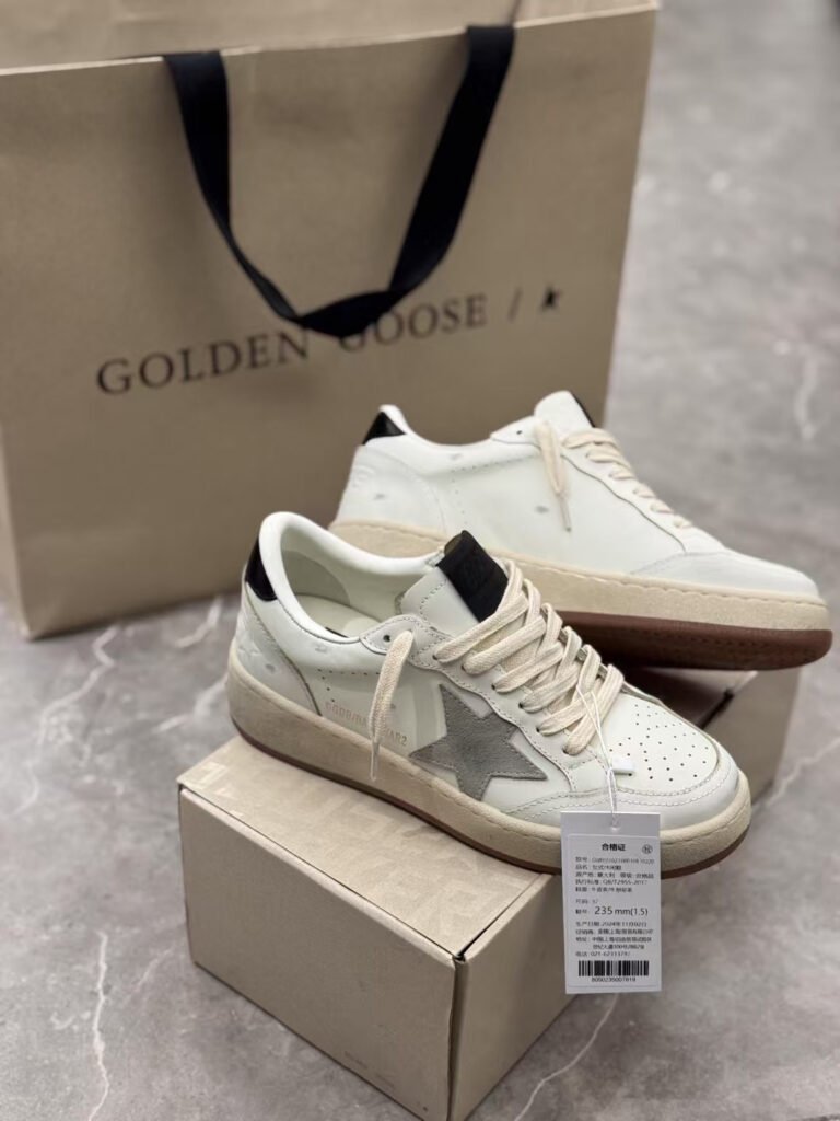 Golden Goose Unisex Distressed Sneakers detail image 4
