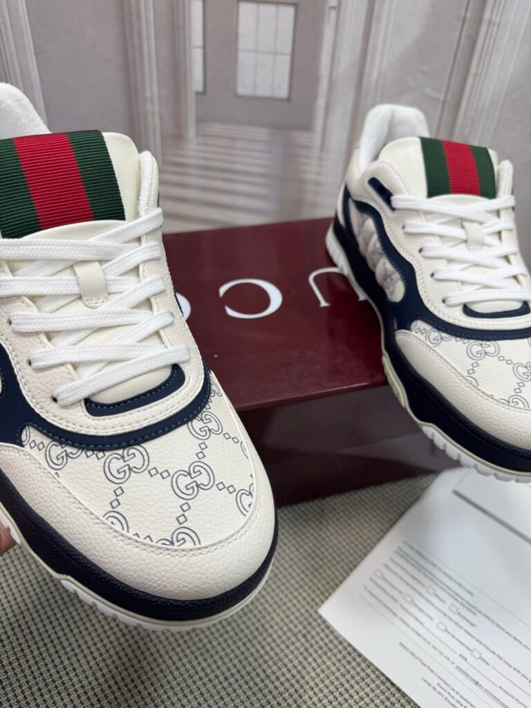 Gucci Unisex Distressed Sneakers detail 4