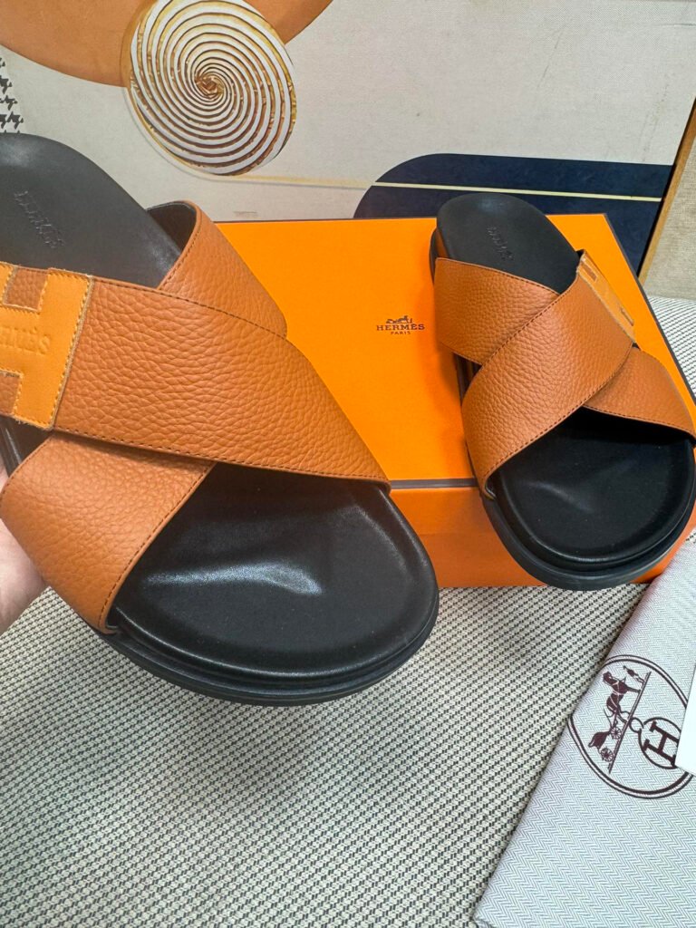 Hermès Unisex Slides detail 4