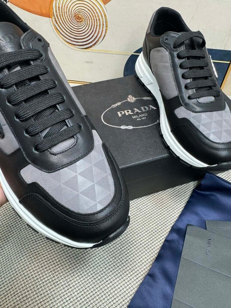 Prada Men's Athletic Sneakers detail image 4