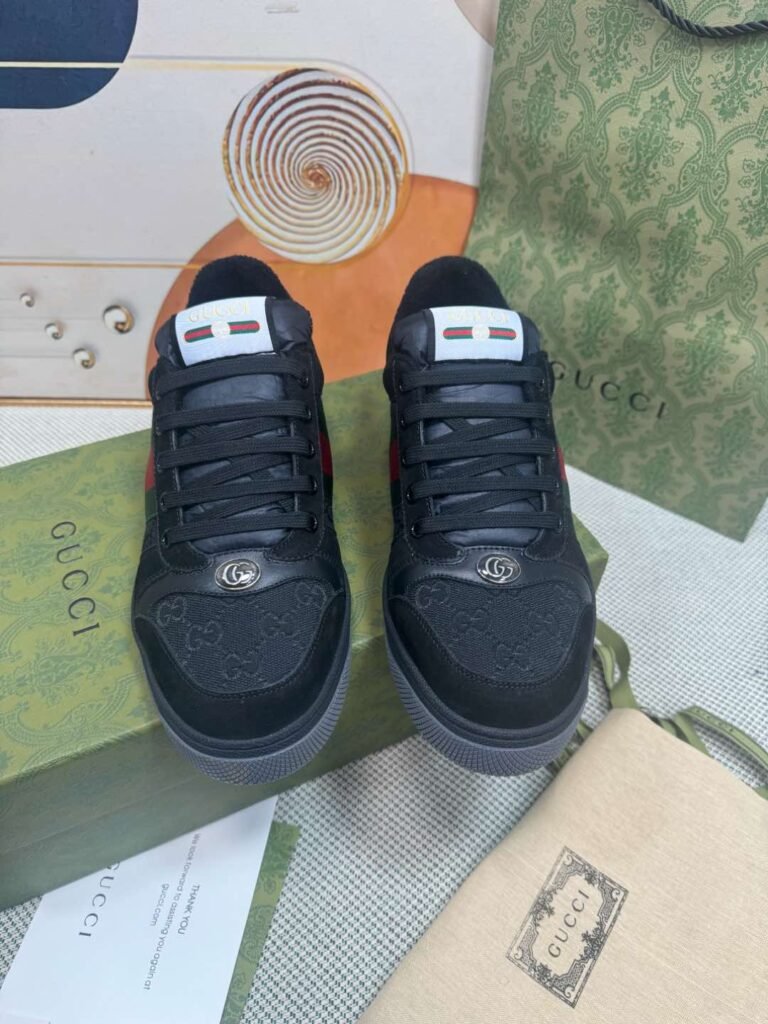 Gucci Women's Distressed Sneakers detail 4