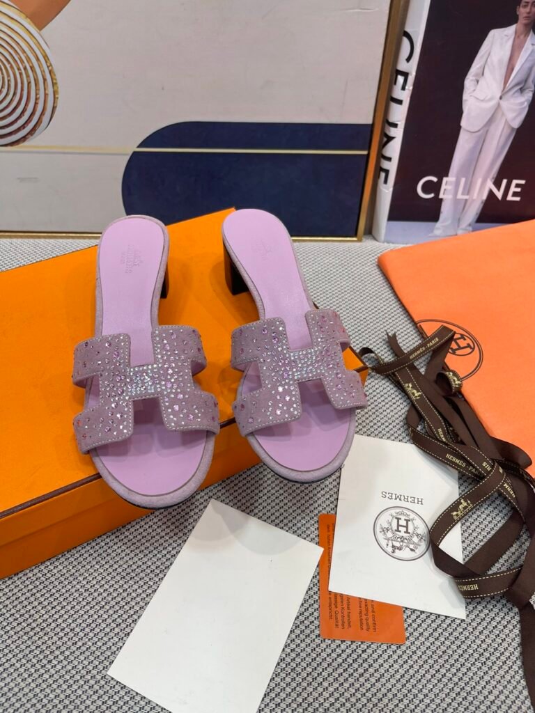 Hermès Unisex Slides detail 4