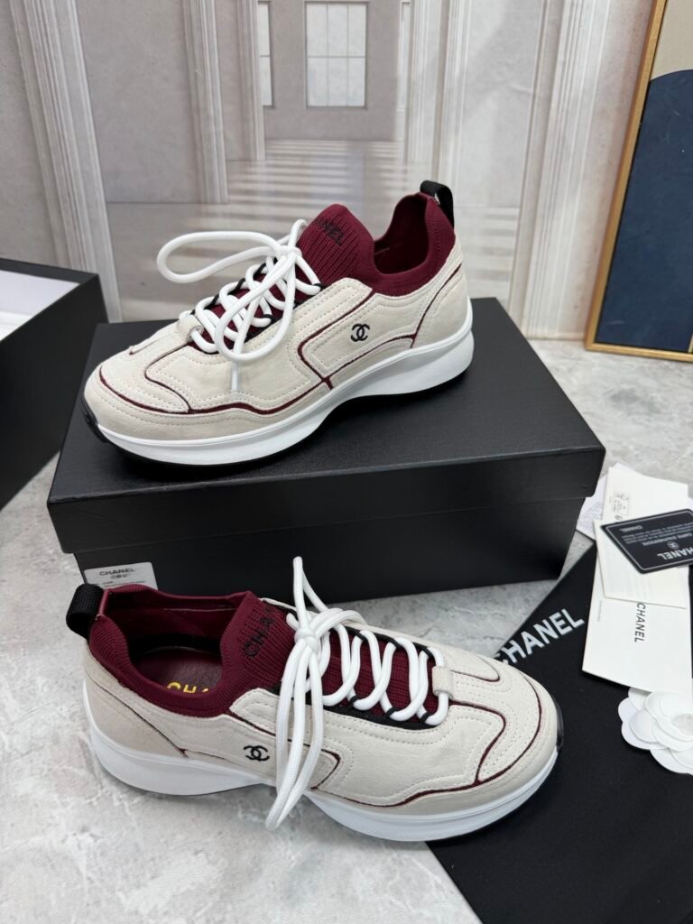 Chanel Unisex Athletic Sneakers detail image 4