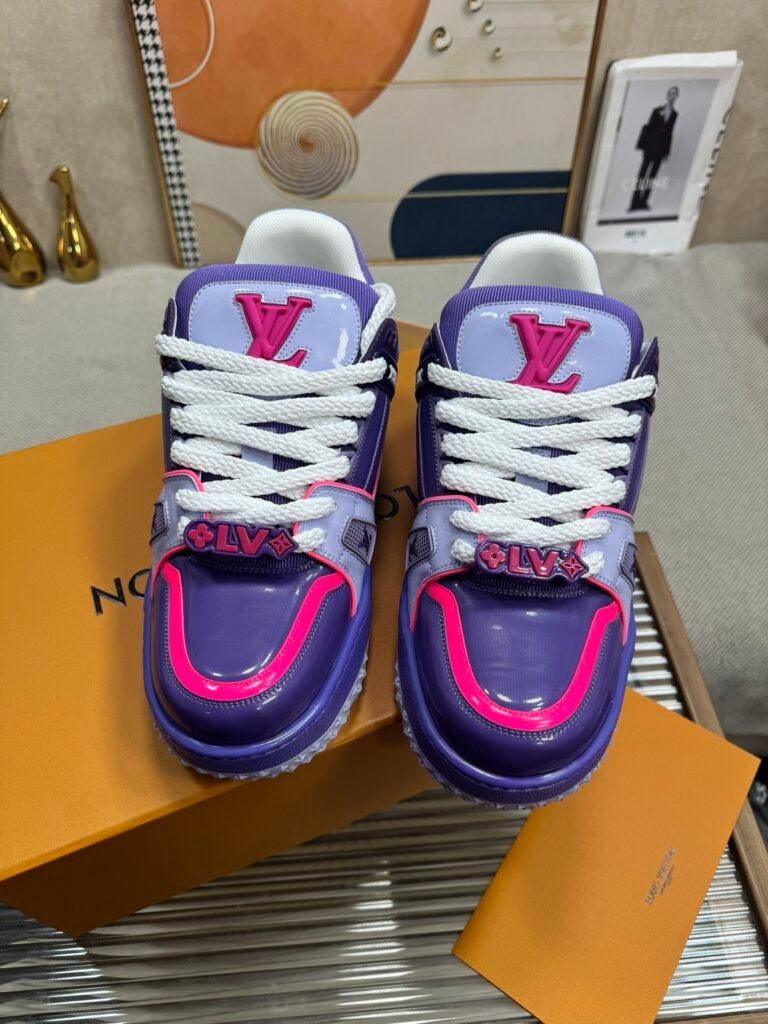 Louis Vuitton Unisex Basketball Sneakers detail 4