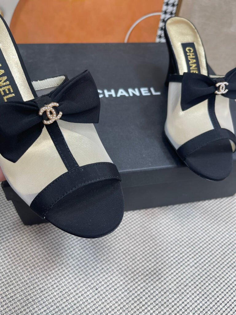 Chanel Women's Leather-Sole Shoes detail 4