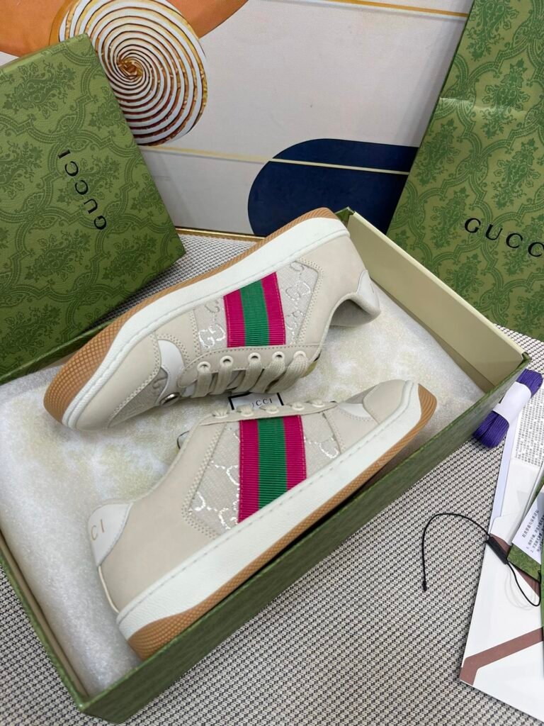 Gucci Unisex Distressed Sneakers detail 5