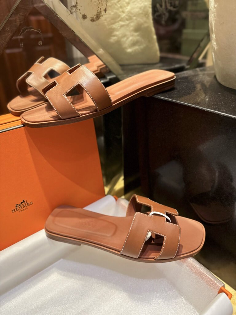 Hermès Unisex Slides detail 5