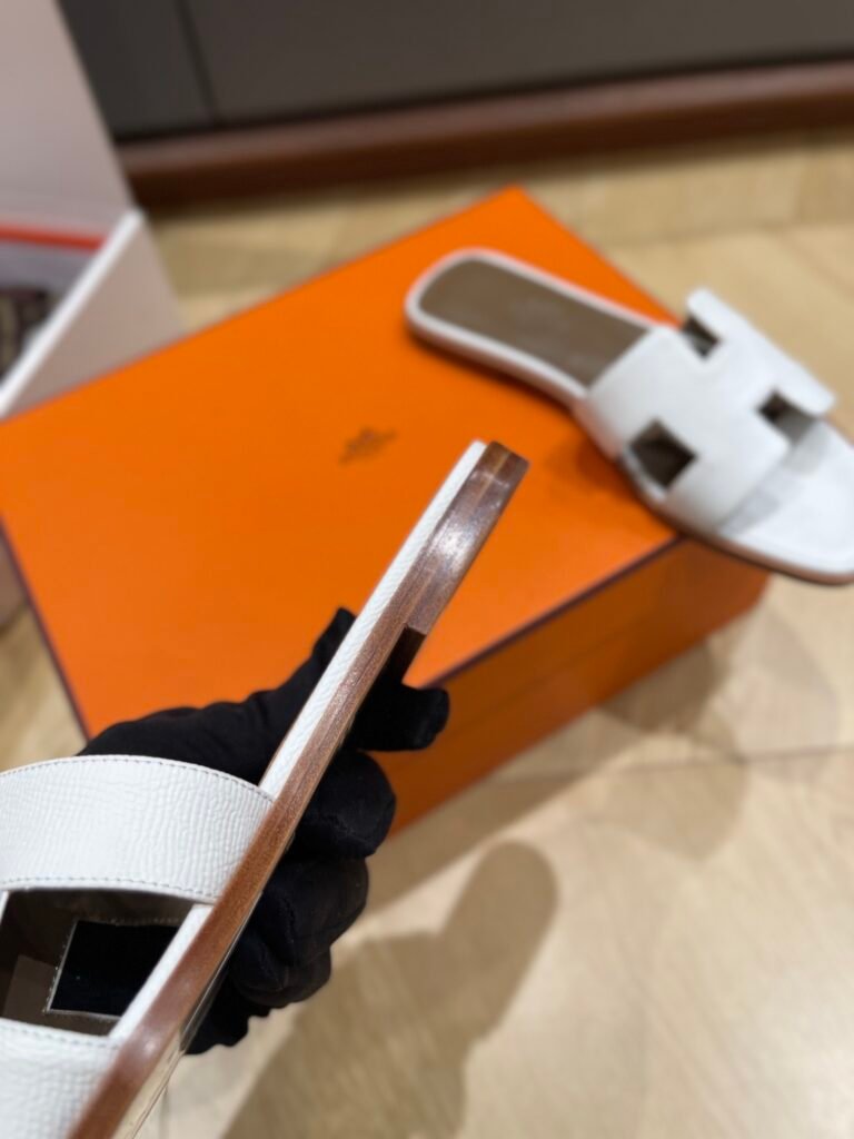 Hermès Unisex Slides detail 5