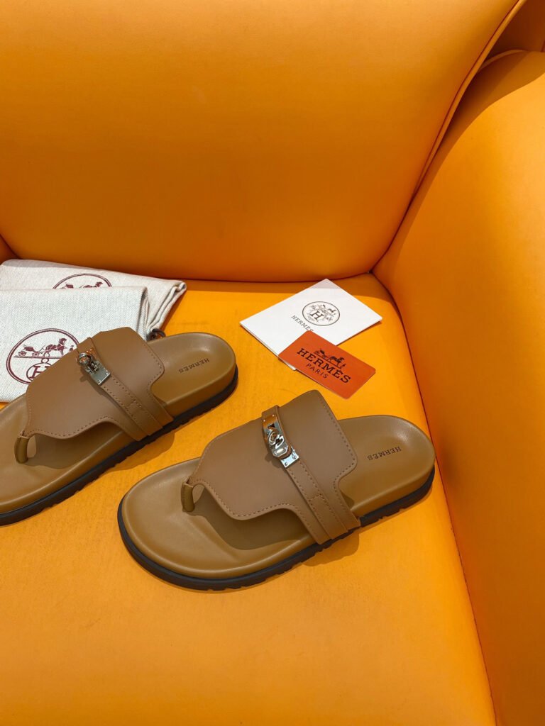 Hermès Unisex Slides detail 5