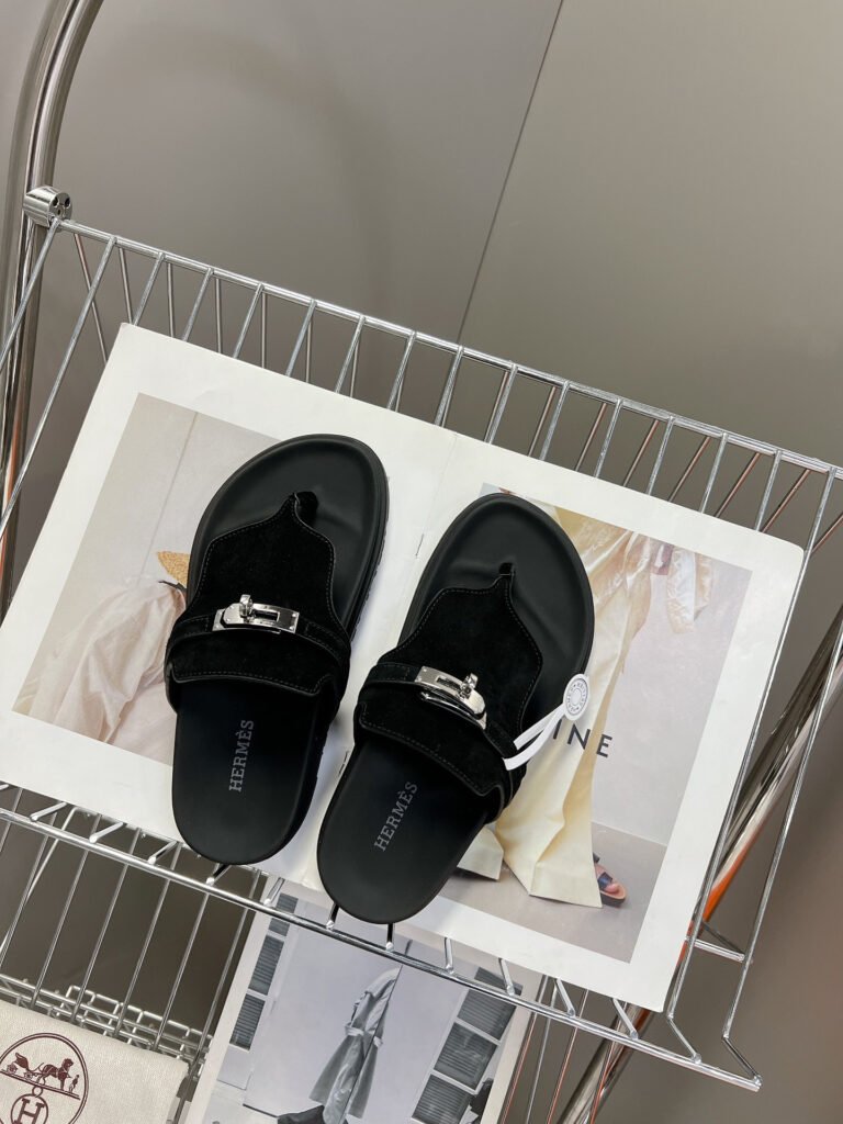 Hermès Unisex Slides detail 5