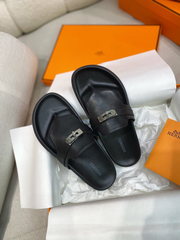 Hermès Unisex Slides detail 5