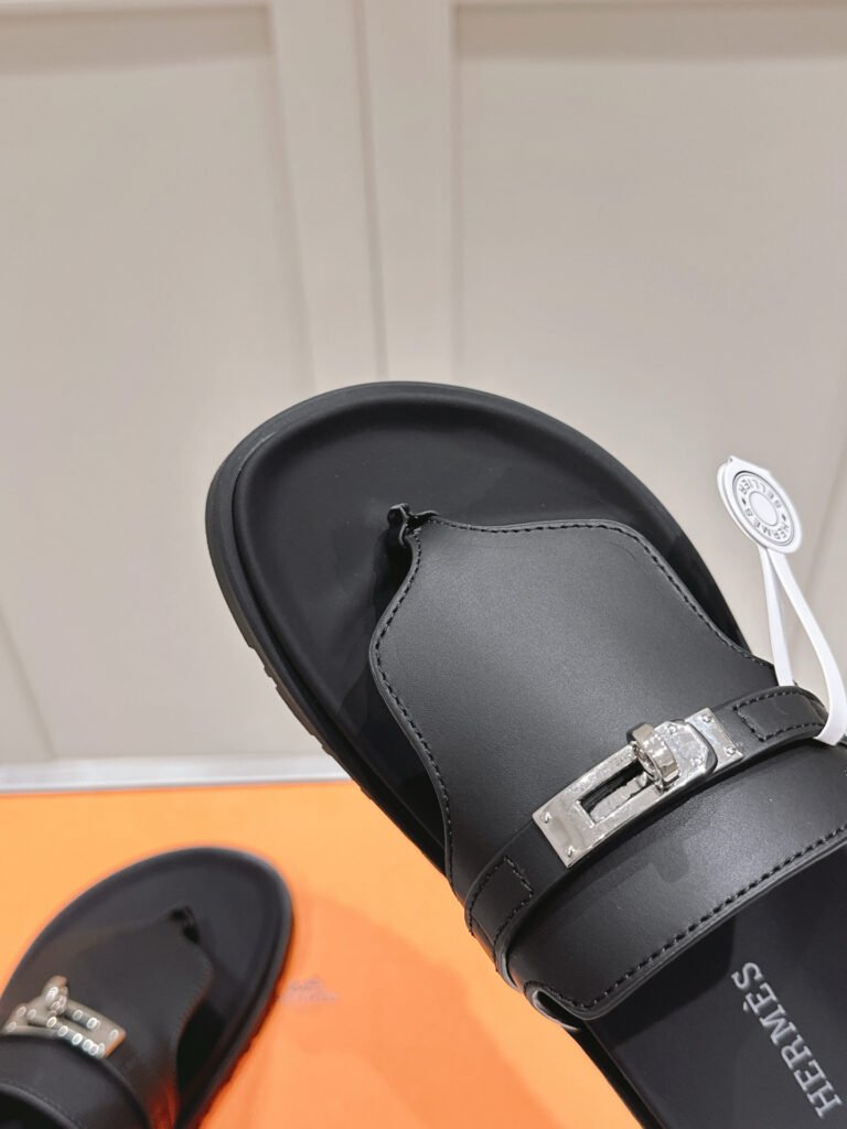 Hermès Unisex Slides detail 5
