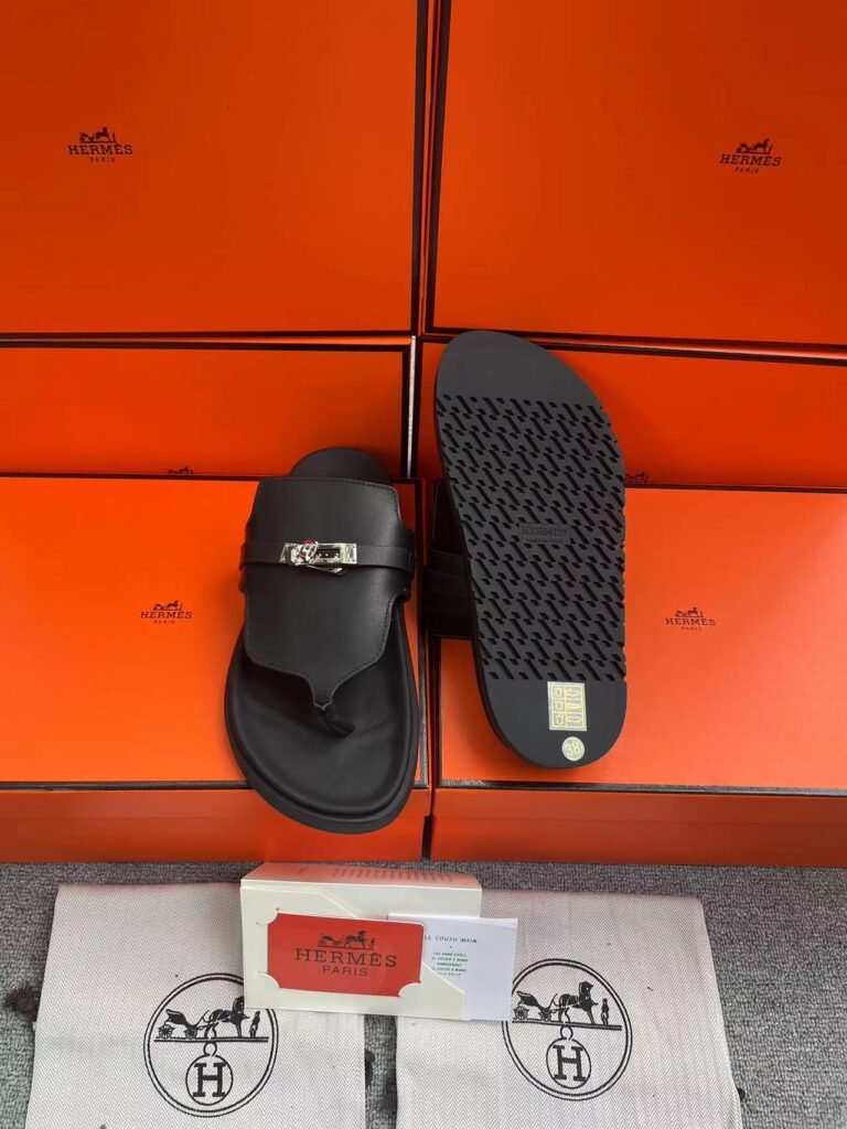 Hermès Unisex Slides detail 5