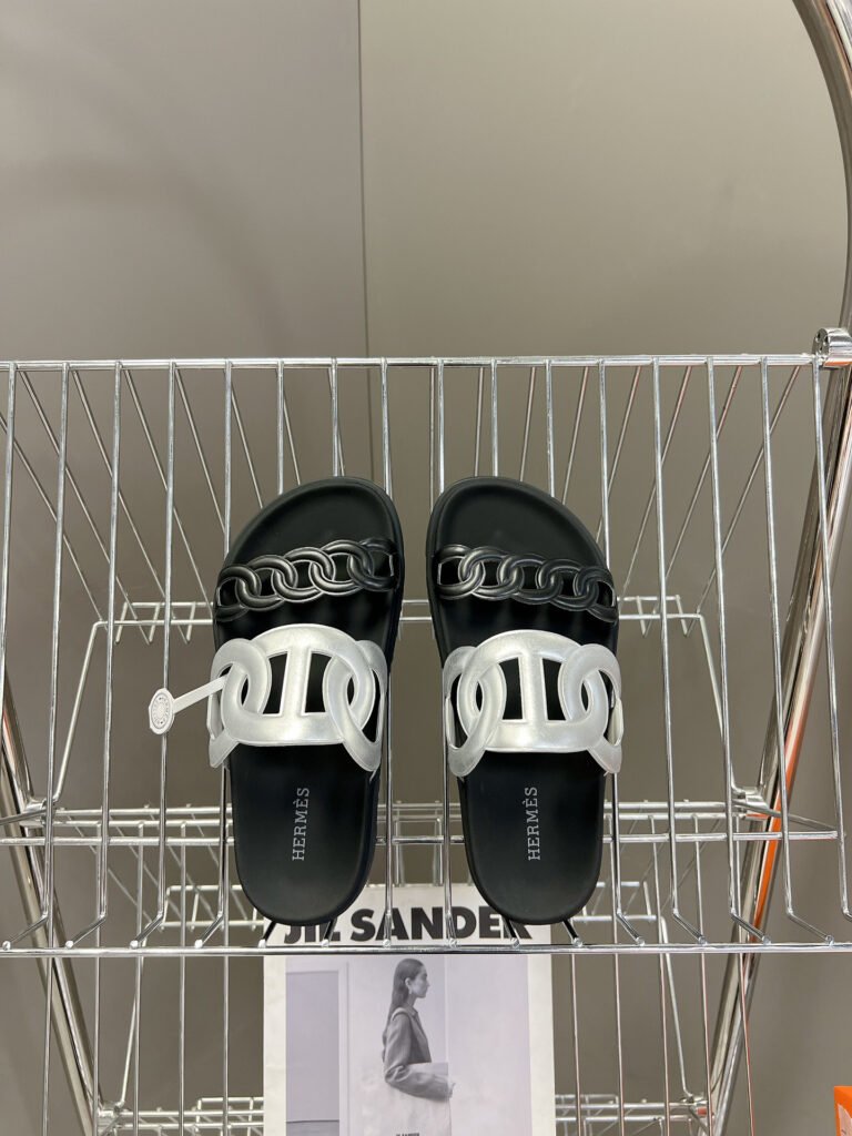 Hermès Unisex Slides detail 5