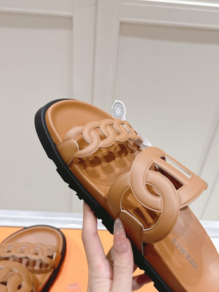 Hermès Unisex Slides detail 5