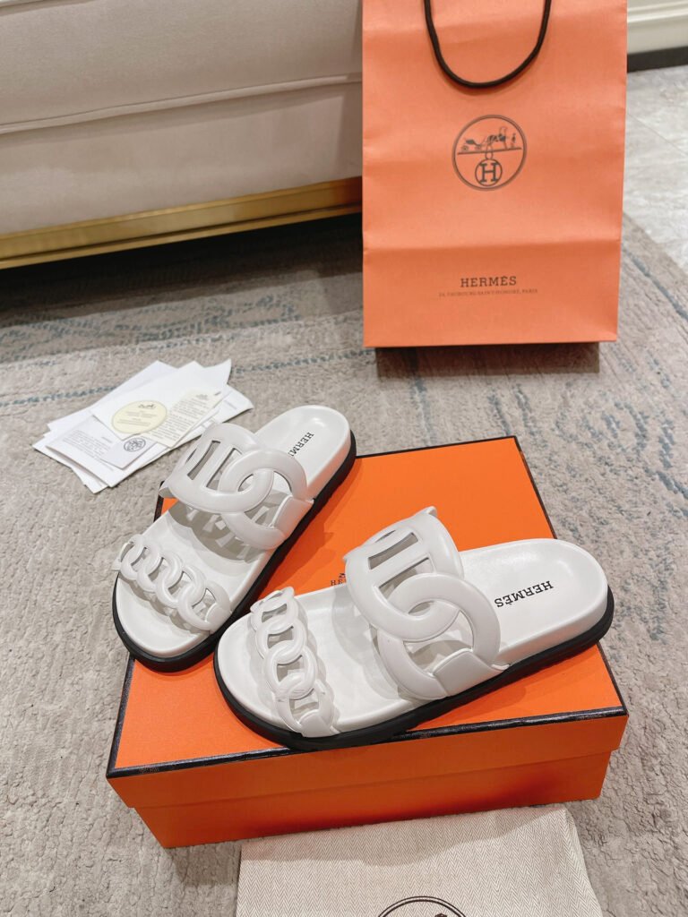Hermès Unisex Slides detail 5