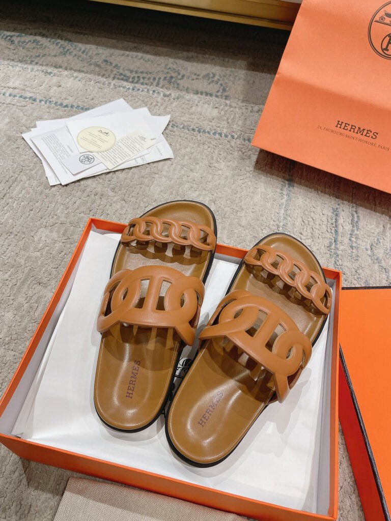 Hermès Unisex Slides detail 5