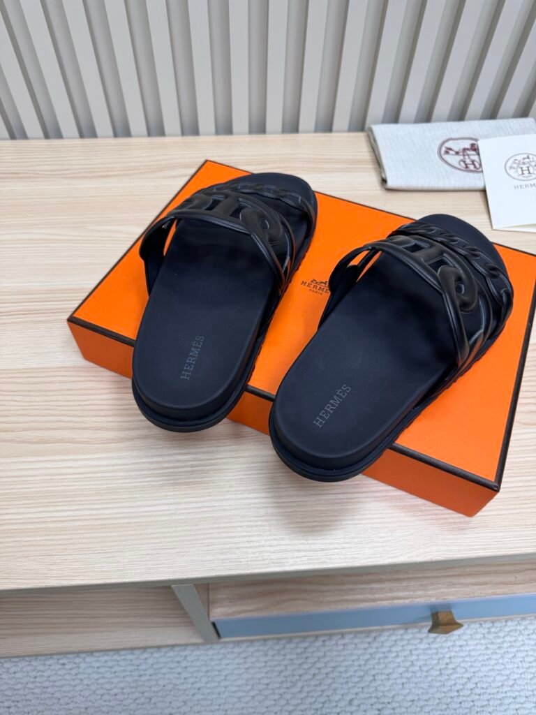 Hermès Unisex Slides detail 5