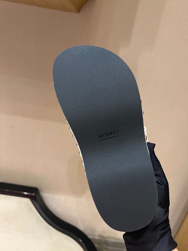 Hermès Unisex Slides detail 5