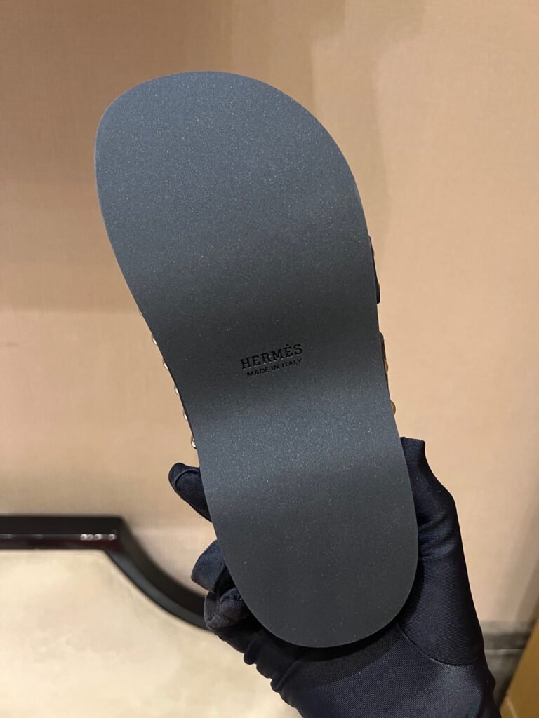 Hermès Unisex Slides detail 5