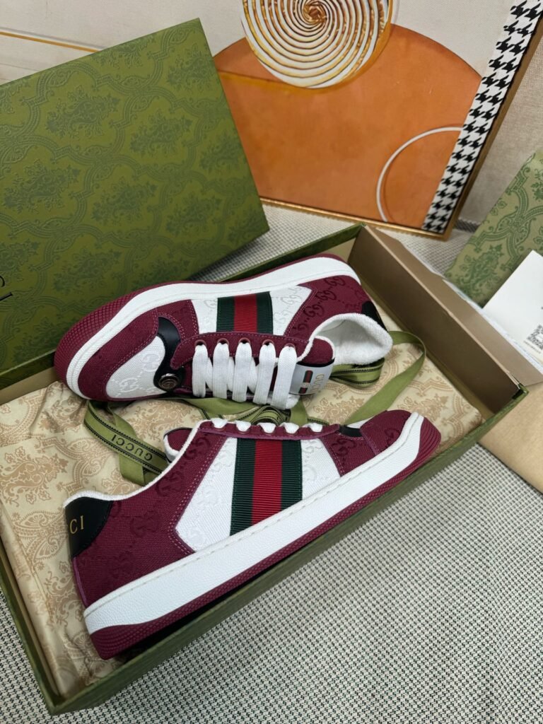 Gucci Women's Distressed Sneakers detail image 5