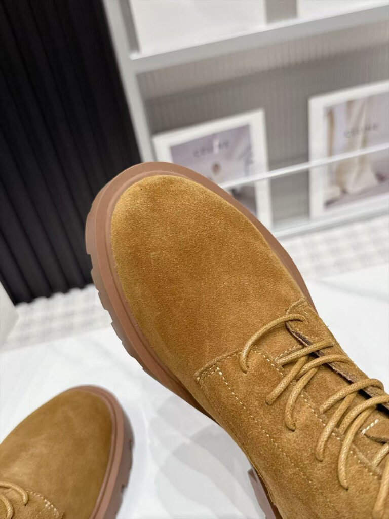 Celine Unisex Combat Boots detail 5