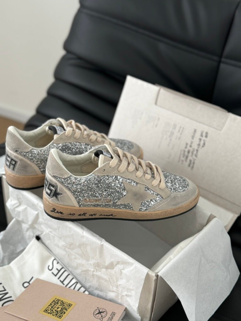 Golden Goose Unisex Distressed Sneakers detail 5