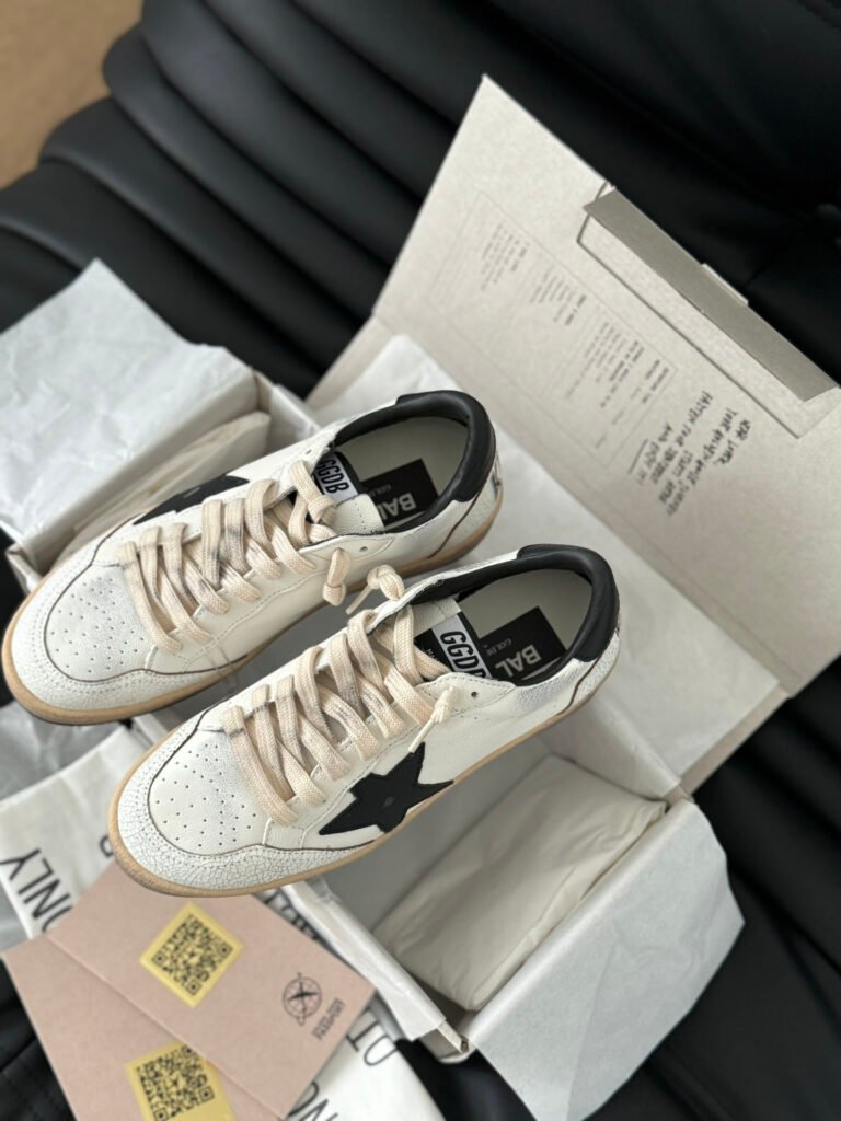 Golden Goose Unisex Distressed Sneakers detail 5