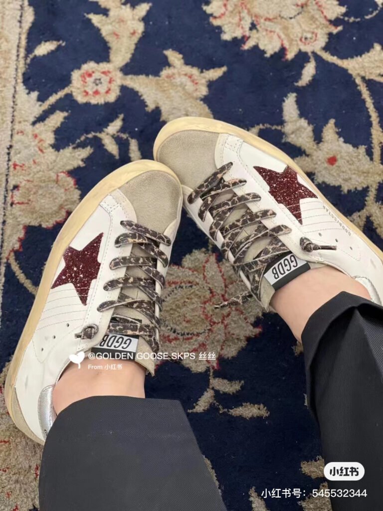 Golden Goose Unisex Distressed Sneakers detail 5