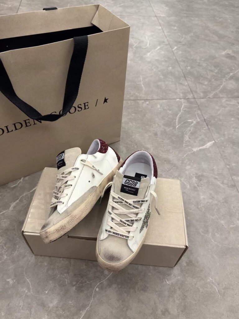 Golden Goose Unisex Distressed Sneakers detail 5