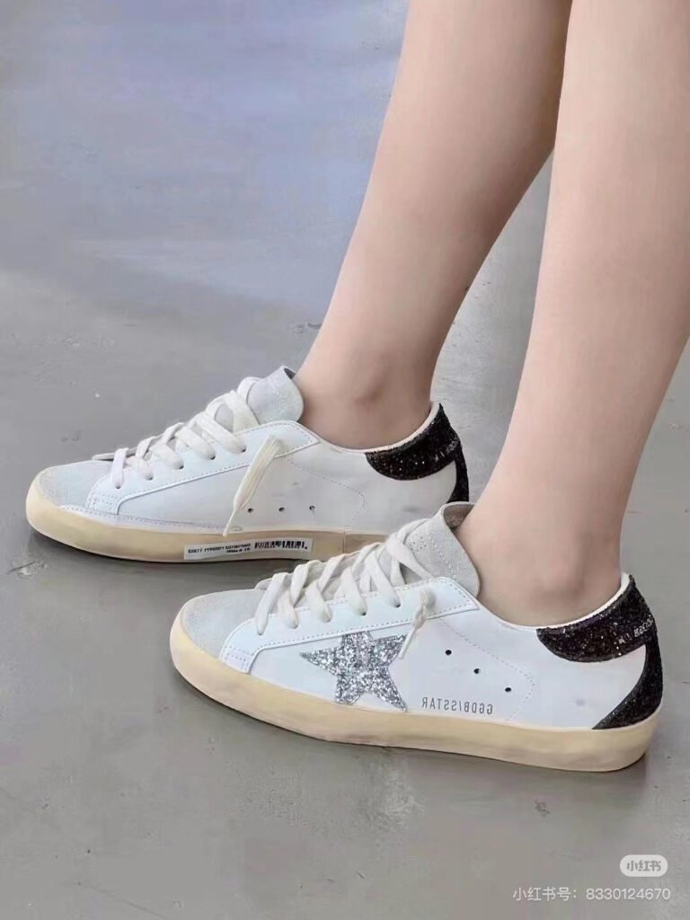 Golden Goose Unisex Distressed Sneakers detail 5