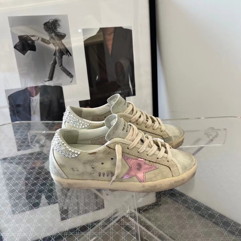 Golden Goose Unisex Distressed Sneakers detail image 5
