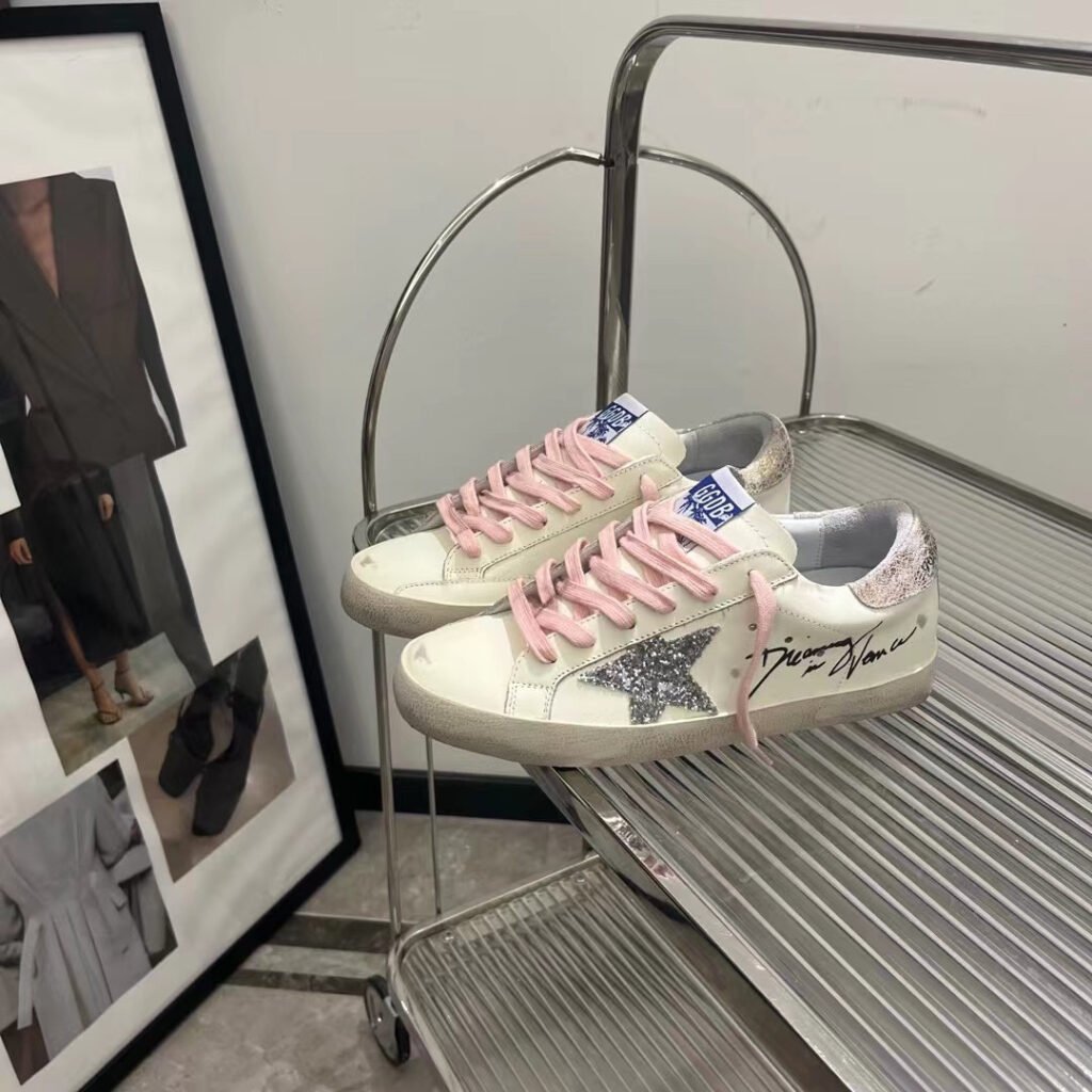 Golden Goose Unisex Distressed Sneakers detail image 5