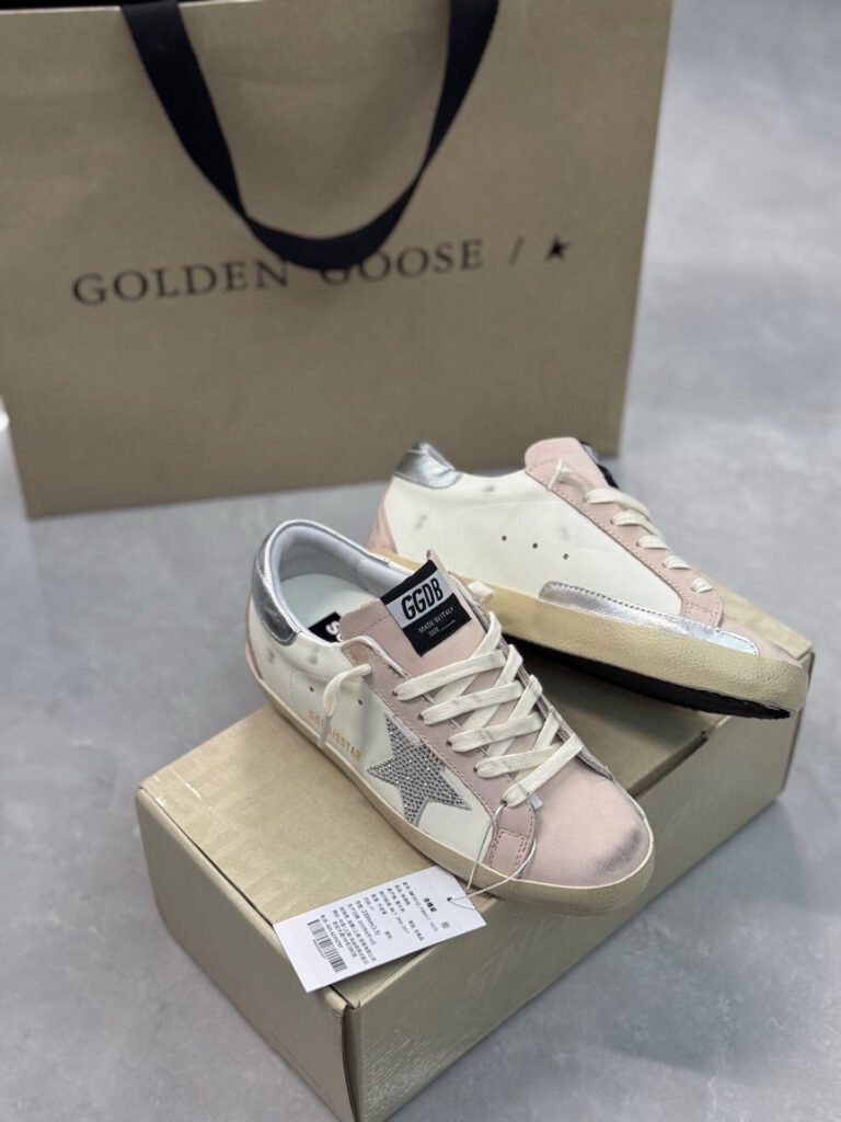 Golden Goose Unisex Distressed Sneakers detail 5