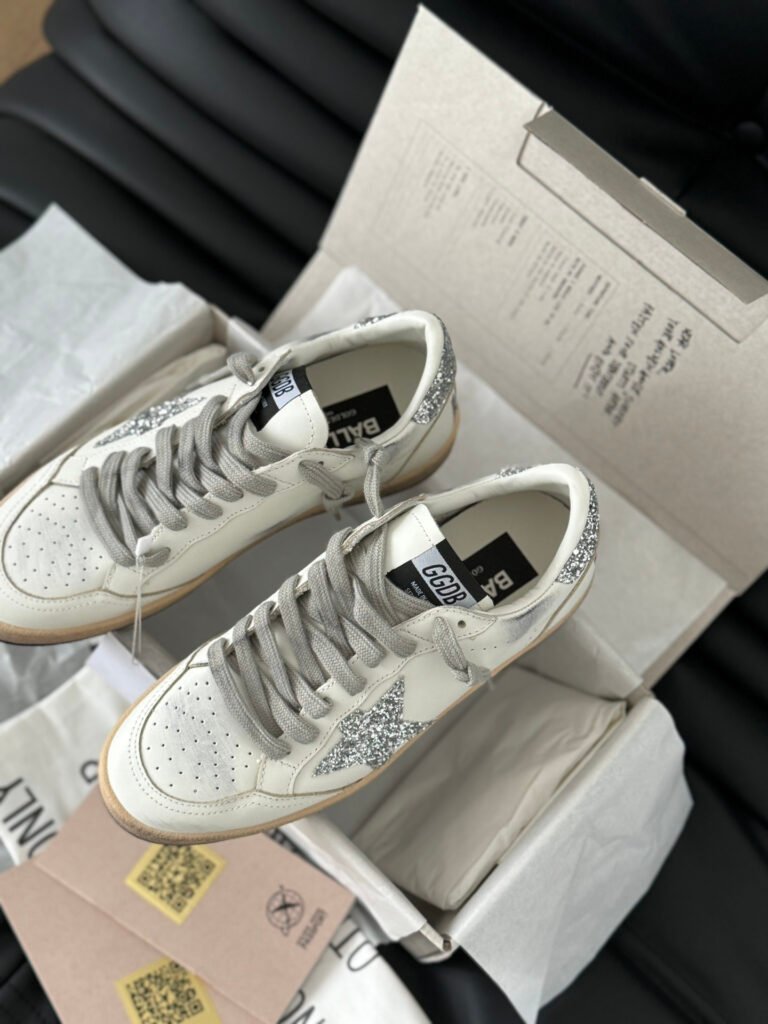 Golden Goose Unisex Distressed Sneakers detail 5